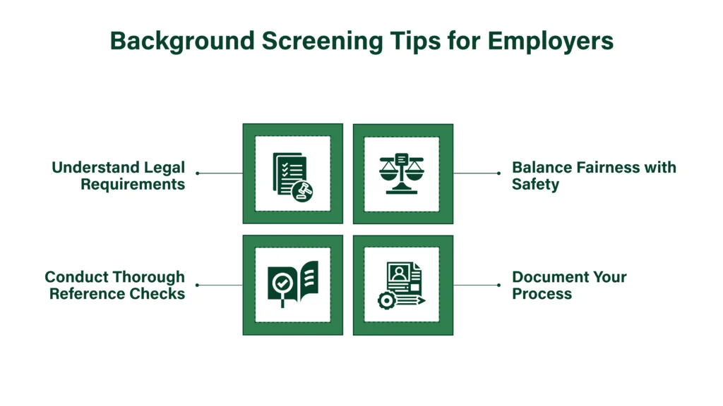 Background Screening Tips for Employers